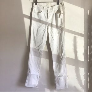 NWT MOTHER DENIM PONY BOY FRAY in STAYIN ALIVE